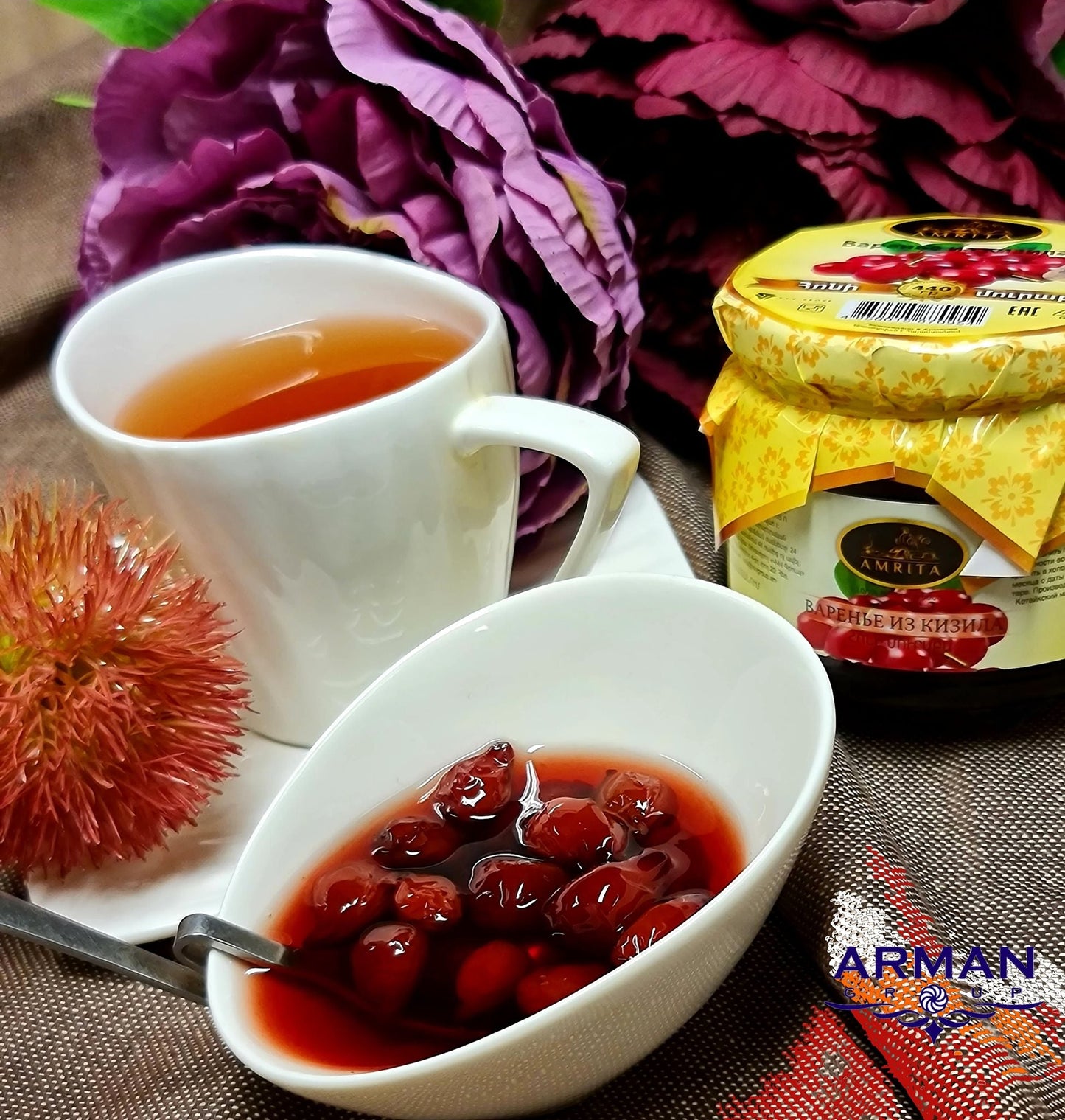 Cornelian cherry jam Amrita 440g
