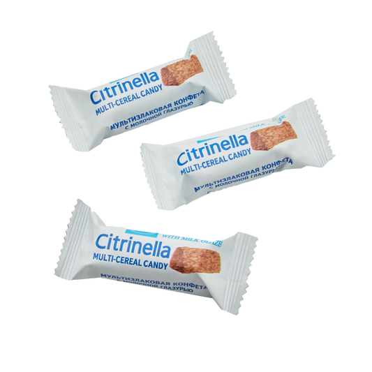 CITRINELLA multigrain candy with white icing P/kg