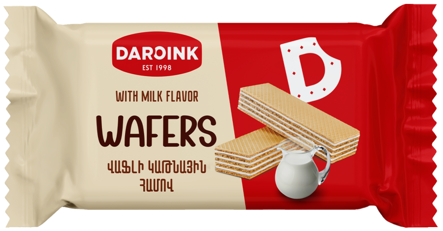 Waffles with milk flavor (300 gr.)