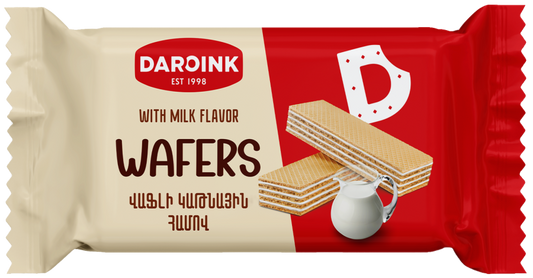 Waffles with milk flavor (300 gr.)