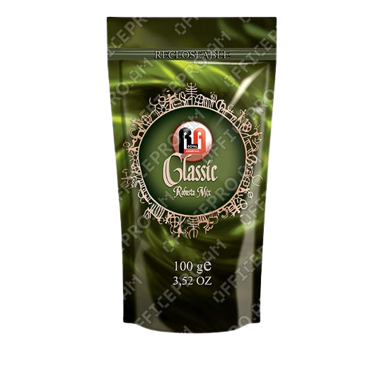 Coffee Royal Brazil Classic with zip lock Green 100g