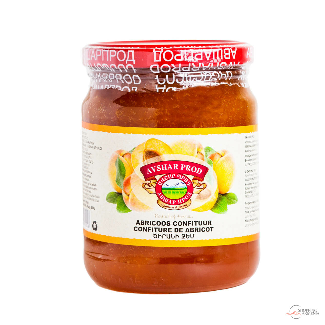 Apricot jam Avshar 650g