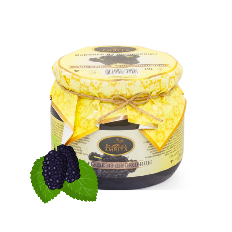 Mulberry jam Amrita 440g