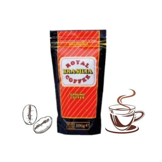 Coffee Royal Brazil with red zip lock 100g