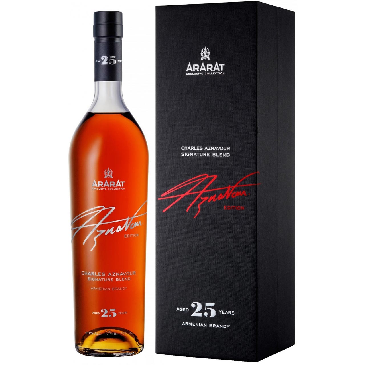 Brandy Ararat Charles Aznavour 25 years old 0.7l