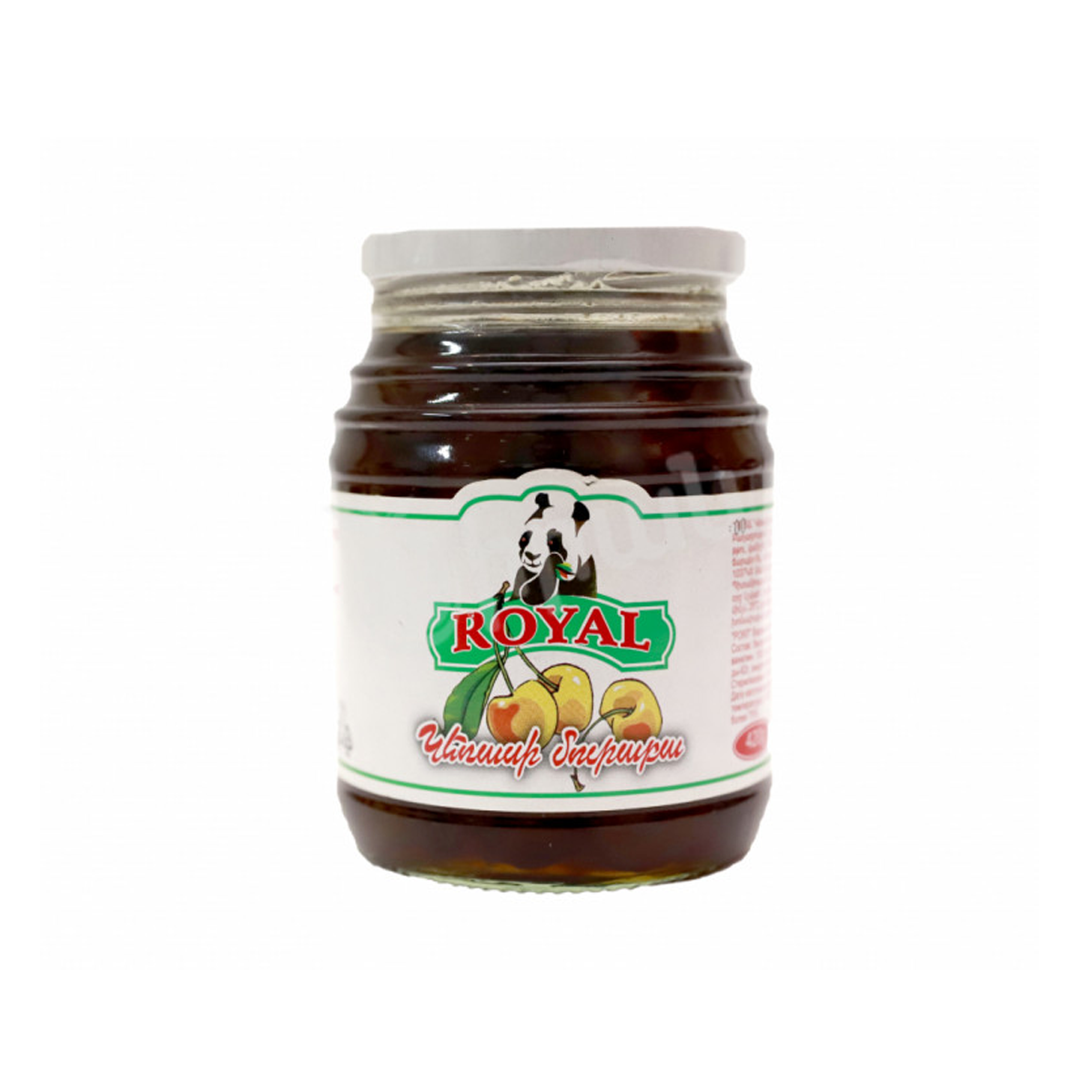 Royal white cherry jam 420g