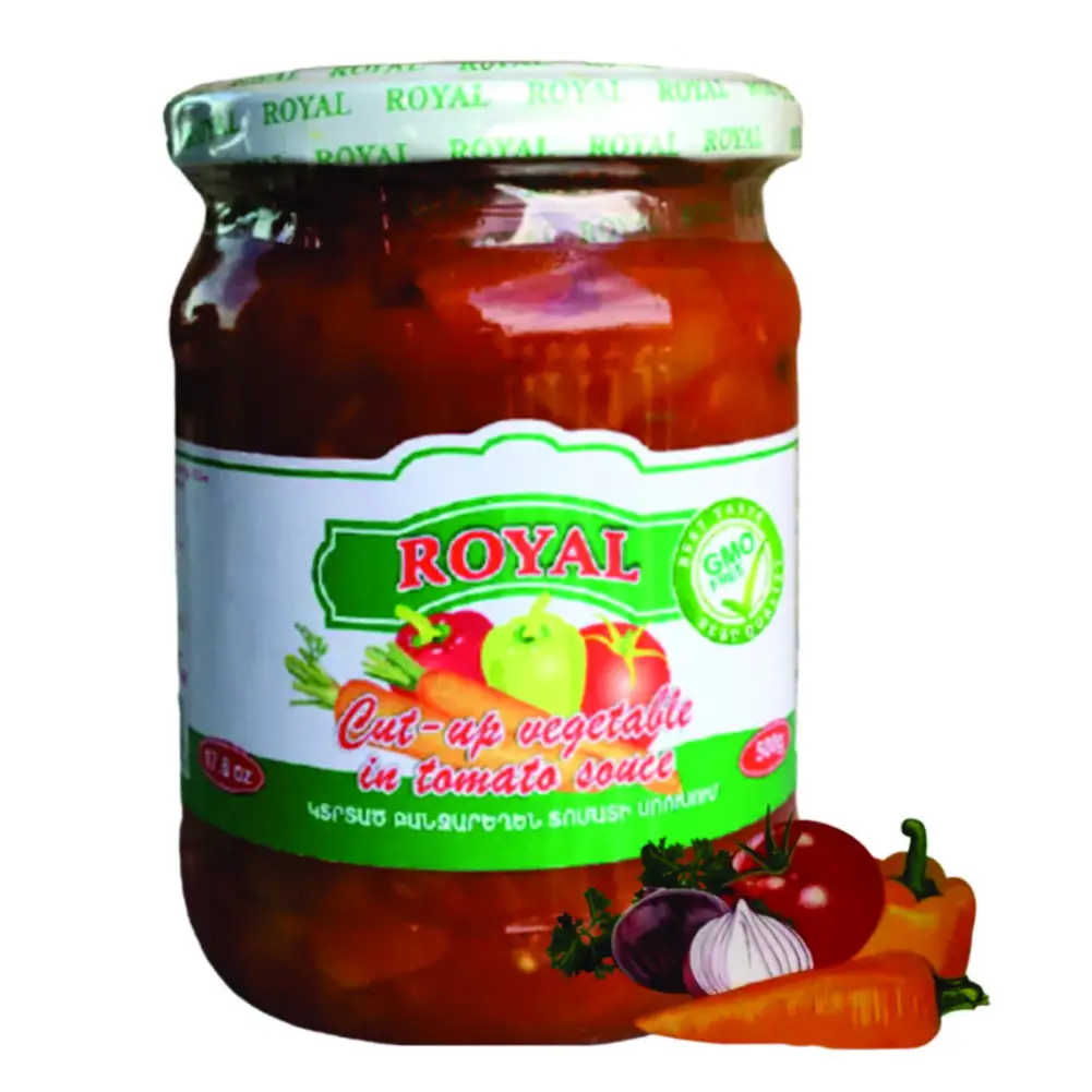 12-2.jpg Royal - Կտրատած գազար լոլիկի սոուսով - 800 գ - Image 1