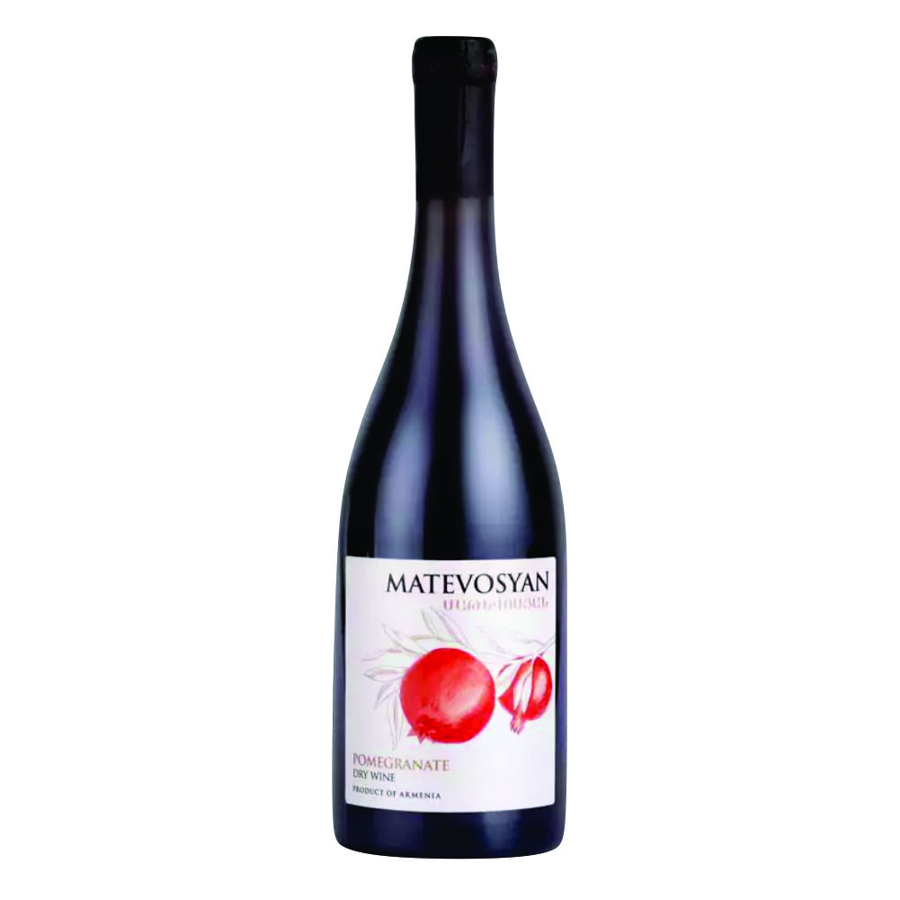 12 Մաթևոսյան - Կարմիր չոր նռան գինի - 13% - 0.75 լ - Image 1