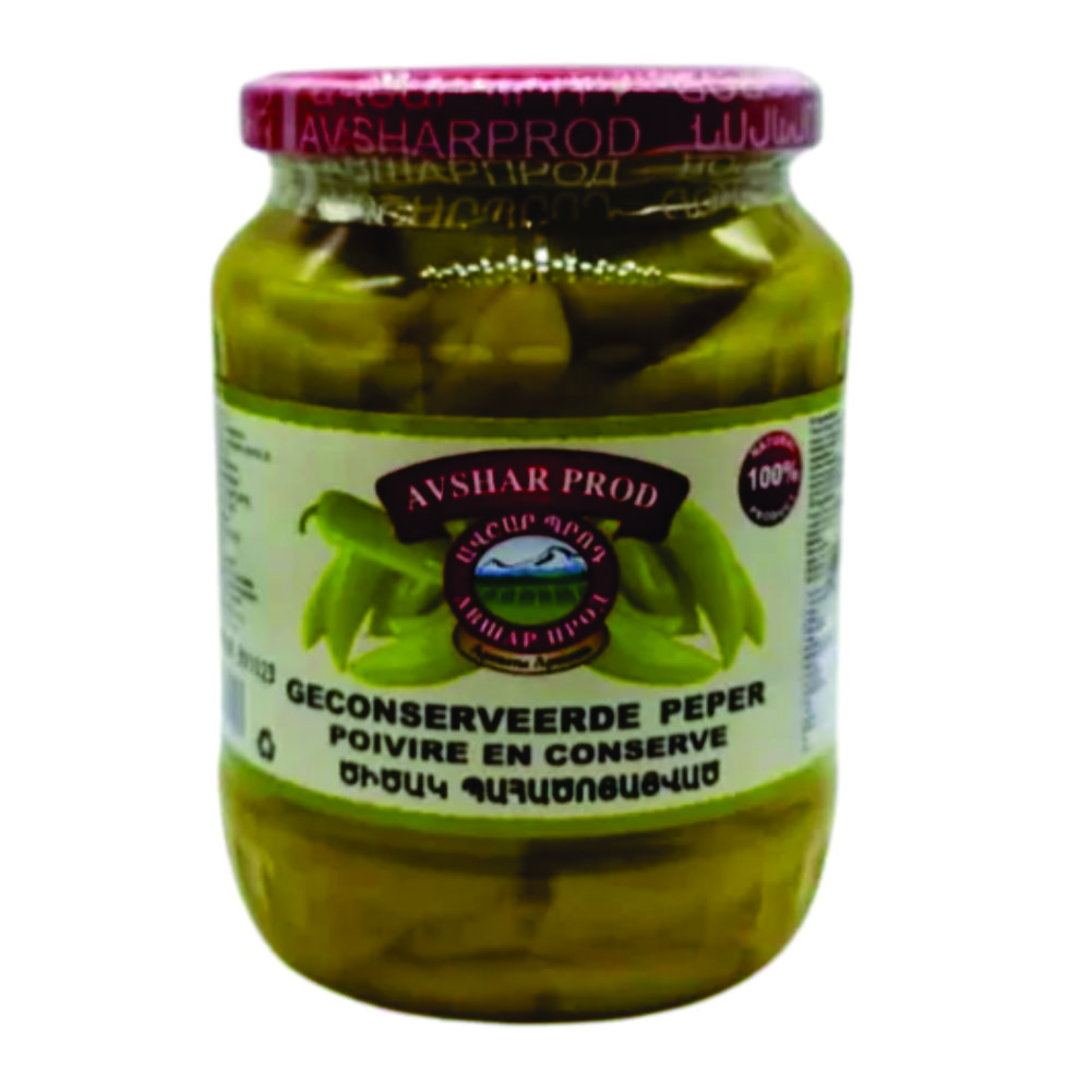 16 Ավշար - Մարինացված պղպեղներ - 670 գ - Image 1