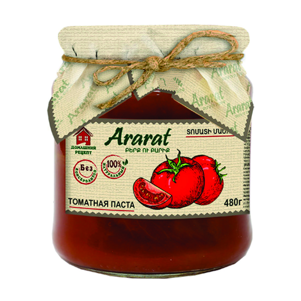 3 ԱՐԱՐԱՏ — Լոլիկի մածուկ — 480 գ - Image 1