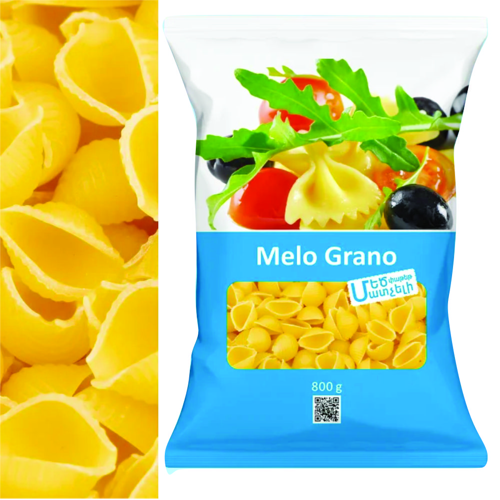 3 Մելոգրանո - Մակարոնեղեն Jumbo Shells - 500գ - Image 1