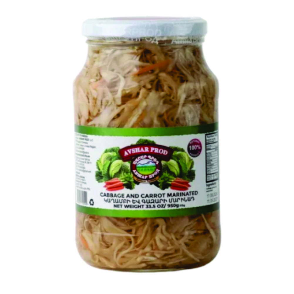 4 Ավշար — Մարինացված կաղամբ և գազար — 720 գ - Image 1