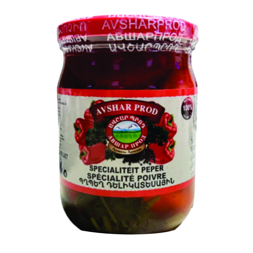 5 Ավշար - Կարմիր պղպեղ մարինացված - 720 գ - Image 1