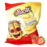 Ապաչի — Քաղցր ձողիկներ ելակի համով եգիպտացորենի - 85 գ