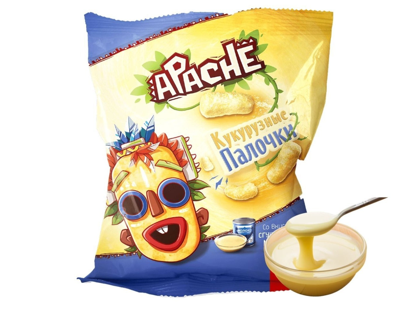 7.jpg Ապաչի — Քաղցր ձողիկներ խտացրած կաթի համով 85 գ - Image 1