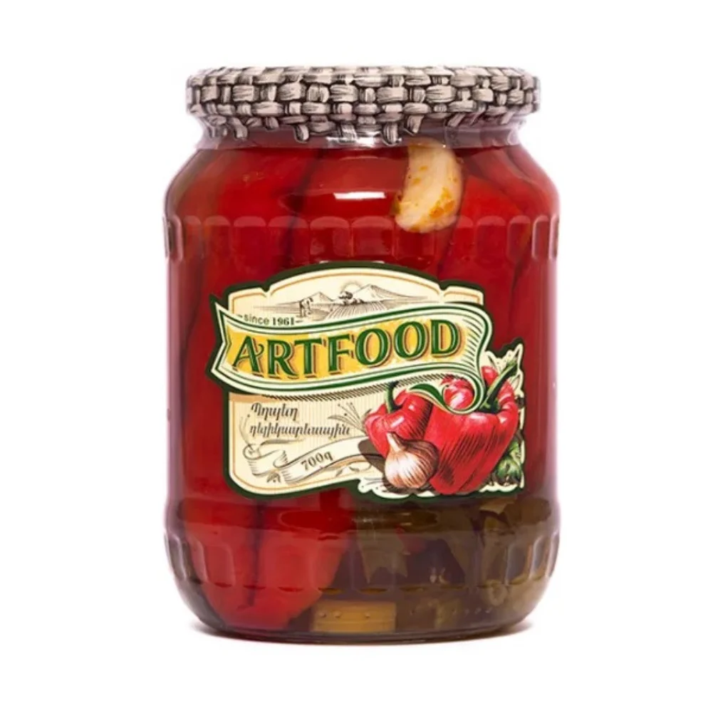 New-2.png Արտֆուդ — Պահածոյացված կարմիր պղպեղ — 700 գ - Image 1